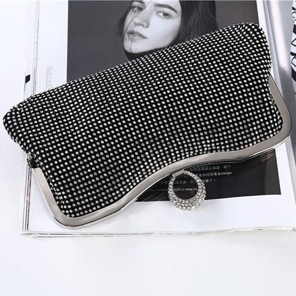 

women shoulder bag handbags fashion evening handbag diamond rhinestone party clutch shoulder cross bag #t1g
