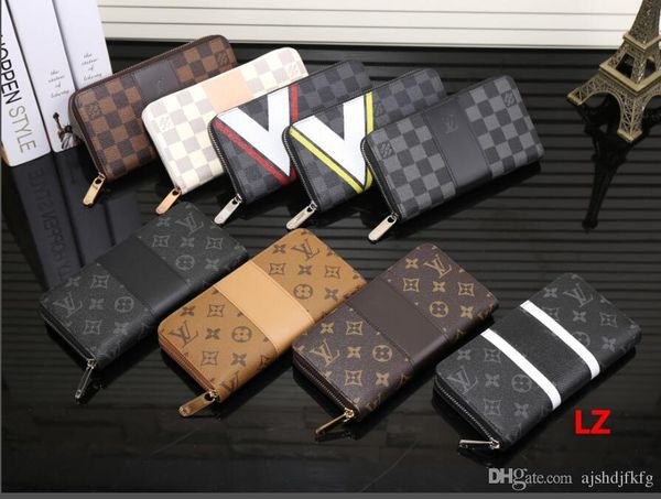 

Fa hion men wallet mall wallet men money pur e coin bag zipper long male wallet card holder lim pur e money wallet 0320