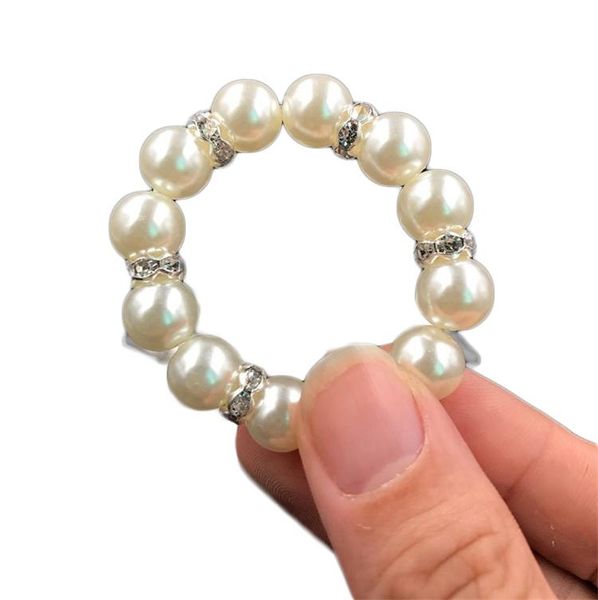 

новая имитация pearl кольцо для салфеток свадебной салфетки пряжки для свадебного приема партии настольных украшений принадлежности для салф