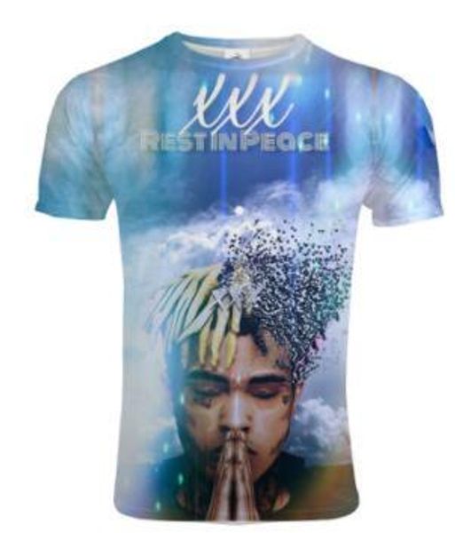 

xxxtentacion 3d printed футболки мужские подростковая одежда летняя рэпер американская tshirt с короткими рукавами tops, White;black