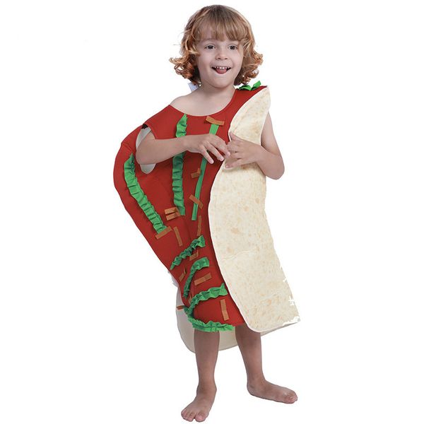 

косплей taco хеллоуин костюм мужской смешной косплей хэллоуин костюмы для детей партии показать отпуск один комбинезон, Black;red