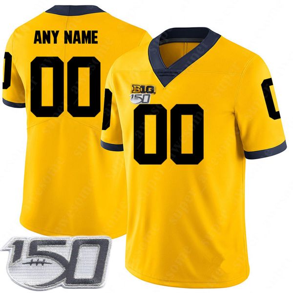2021 Michigan Wolverines Football Jersey Aidan Hutchinson Michael Danna Khaleke Hudson Glasgow