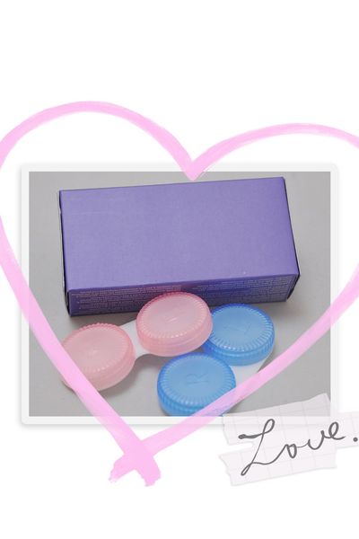 

new arrival hipping big box mixded blending colors contact lens holder