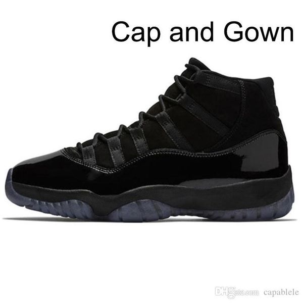 

stock x bred 11 mens basketball shoes 11s 45 black red space jam cap and gown athletic men women designer sports sneakers