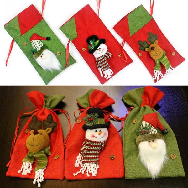 

christmas christmas pouch snowman old man elk gift gift bag