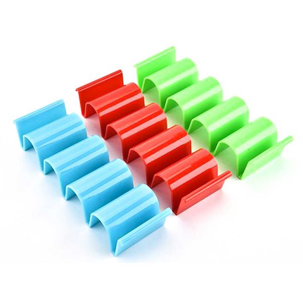 

6pcs 4 components solid tableware taco holder storage rack picnic pie tool home kitchen easy clean dinner pp stand space saving