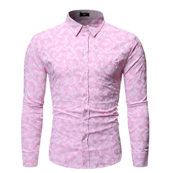 

2020 new fashion brand men clothes slim fit men long sleeve business shirt polka dot casual shirt social plus size 0415, White;black
