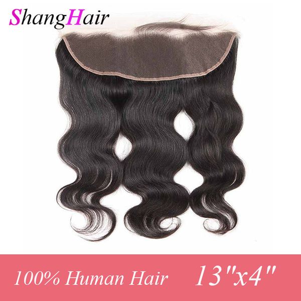 

бразильский lace фронтальная закрытие уха до уха 13x4 8а малазийский индийский камбоджийский перуанский body wave virgin человеческих волос, Black;brown