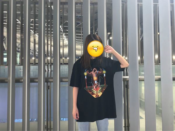 

20ss palace street triangle halloween death candle short sleeve hip hop men celebrity inspired t-shirt, White