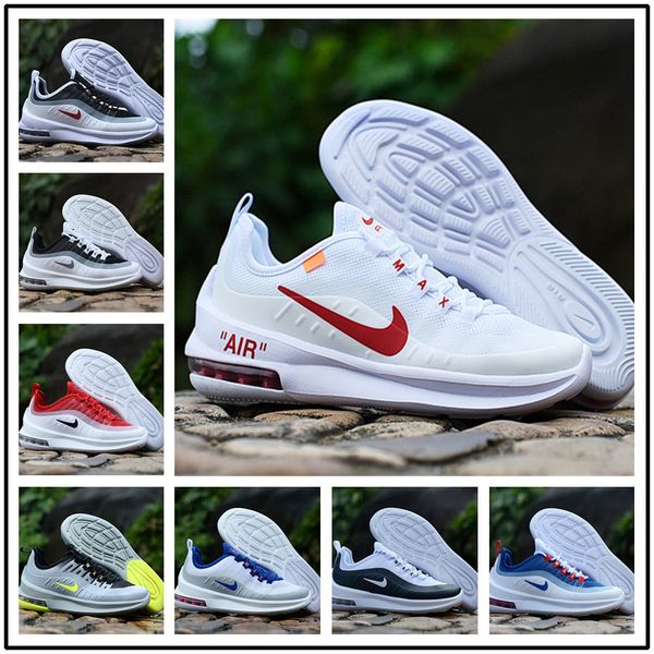 

with sport watch] 2019 new fashion og up to running shoes men's white blue red black outdoor sports shoes size 36-45