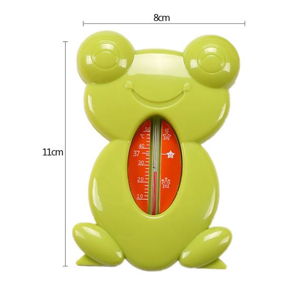 

cartoon floating frog baby water thermometers