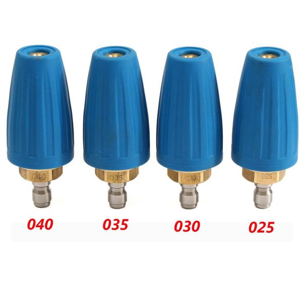

4000psi pressure washer rotating turbo nozzle 2.5/3/3.5/4gpm 1/4" quick connect car washer parts nozzle for high pressure