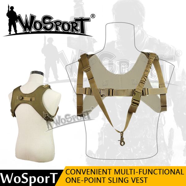 

convenient multi-functional one-point sling vest