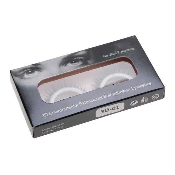 

3d professional natural soft and durable self adhesive eyelashes no stimulation false eyelashes eyelash extension pad tool