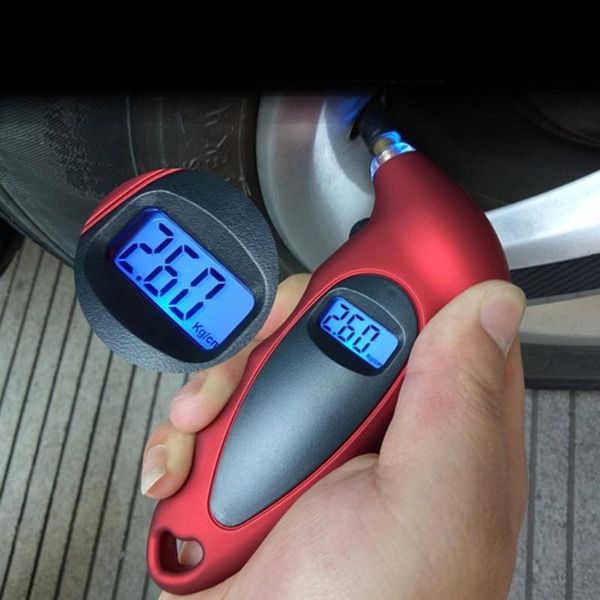 

tire pressure gauge 0-150 psi backlight high-precision digital tire pressure monitoring car/motorcycle/truck gauge