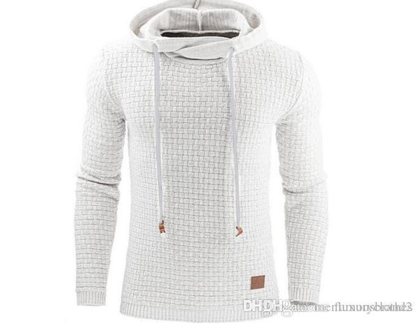 

mens solid color sport hoodies autumn spring hooded casual long sleeved designer sweatshirts, Black