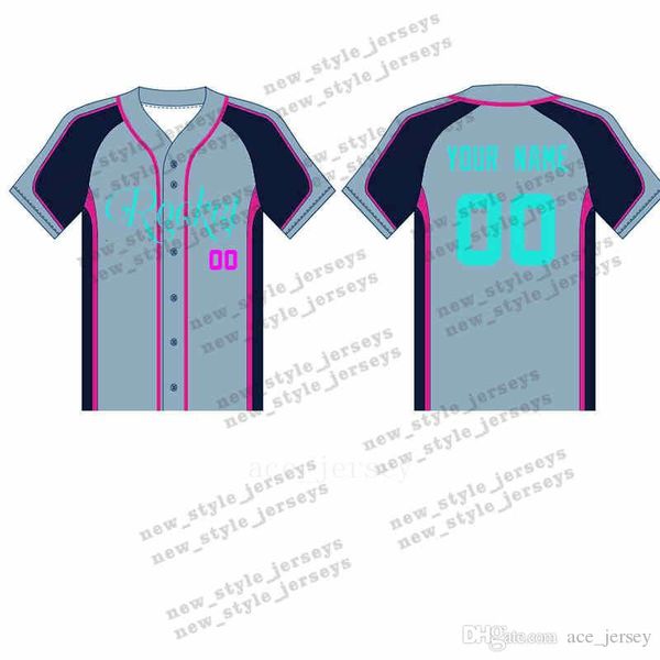 

102MAN Custom Baseball Jerseys Breathable 2019 Men youth Quick Dry Blue white Stitched M-XXXL Green Baseball Jerseys