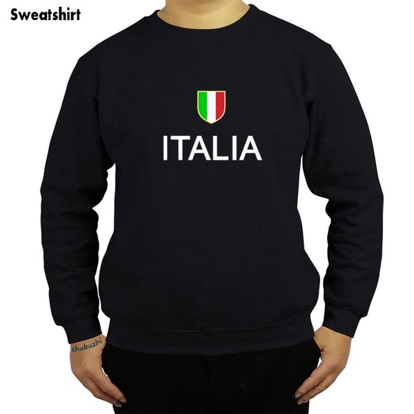 

new arrived brand cotton men clothing male slim fit men sweatshirt italy italian footballer soccerite hoodies euro size sbz4065, Black