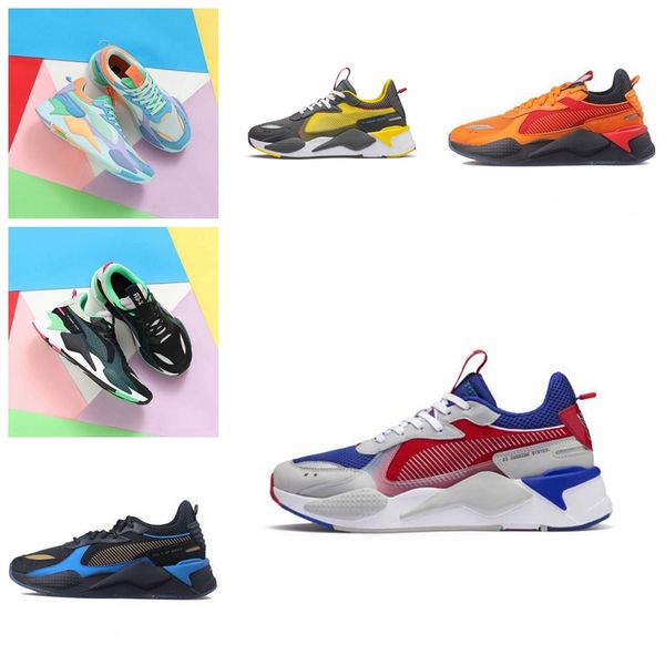 

мужчины женщины rs-x переосмысление работает система белый черный синий красный желтый обувь спортивная мода кроссовки бег спортивная обувь