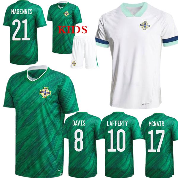 

men + kids 2020 northern ireland soccer jersey home evans lewis saville football jerseys shirt uniforms camisa de futebol, Black
