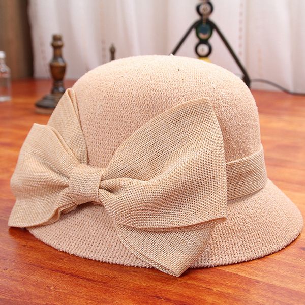 

jaycosin 2019 women fashion sun hat straw bow soft hat summer beach 55-57cm lightweight foldable casual caps dropship may8, Blue;gray