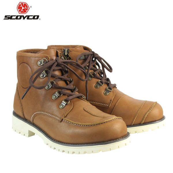 

scoyco urban biker motorcycle boots motorboats motorbike moto vintage boot motorcycle men botas riding shoes man male boots