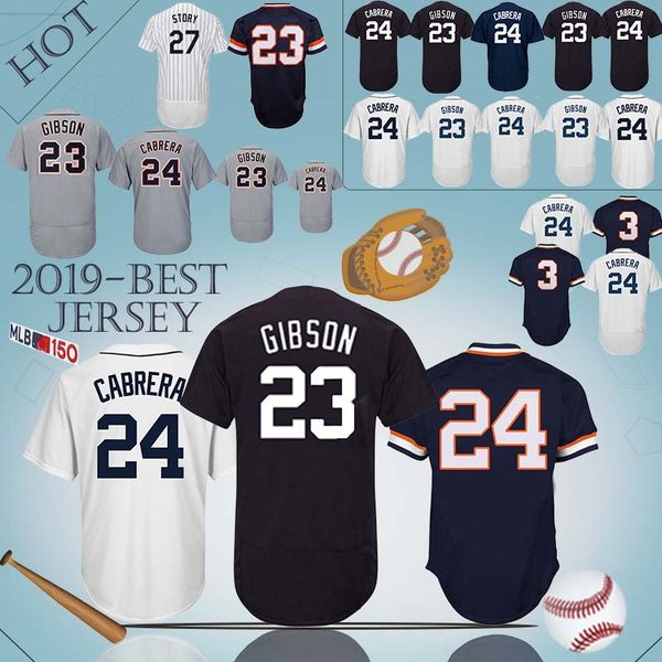 

Colorado Detroit Rockies Tiger 27 Trevor Story jerseys 23 Kirk Gibson 24 Miguel Cabrera jersey sportswear 2019