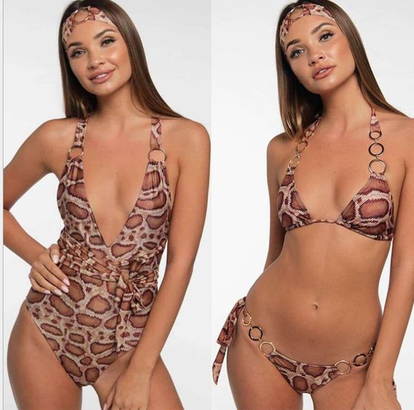 

women's separate swimsuit ring serpentine bikini in europe and america