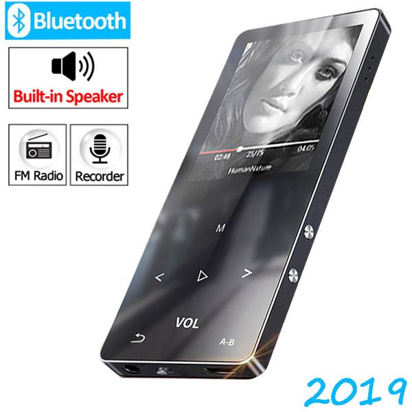

metal bluetooth mp3 player 1.8 inch touch keys fm radio voice record video e-book slim lossless music player walkman