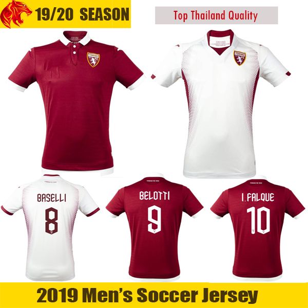 

19 20 Torino Soccer Jerseys I.FALQUE 2019 2020 Torino FC ZAZA Football Shirt BELOTTI ALBERTO BASELLI IZZO NKOULOU Soccer Shirt