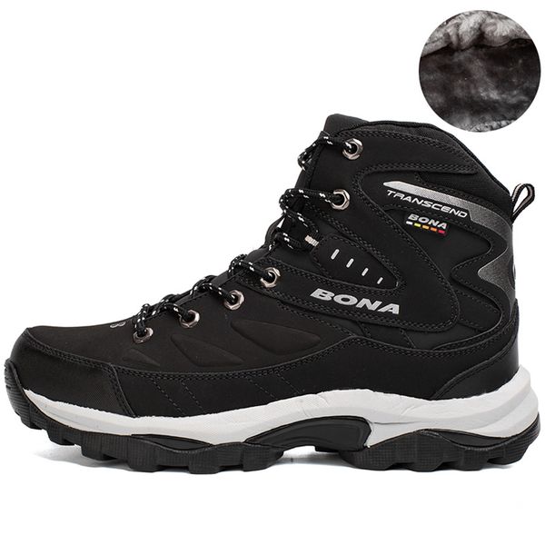 

bona new style men hiking shoes winter outdoor walking jogging shoes mountain sport boots climbing sneakers ing