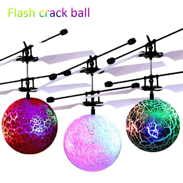 

Flying bright phere rc children flying ball anti tre drone helicopter infrared induction aircraft remote control toy