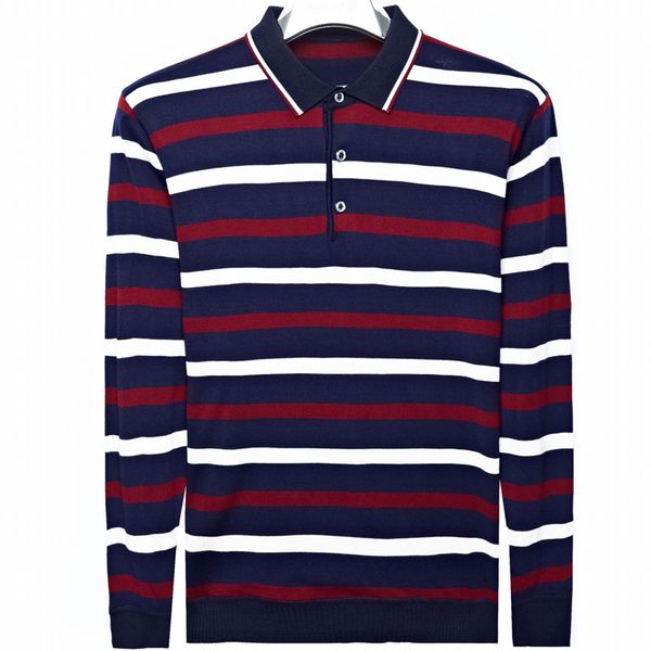 

2019 long sleeve striped polo shirt men cotton streetwear polos shirts mens dress tee shirt poloshirt camisa pol clothes 2267, White;black