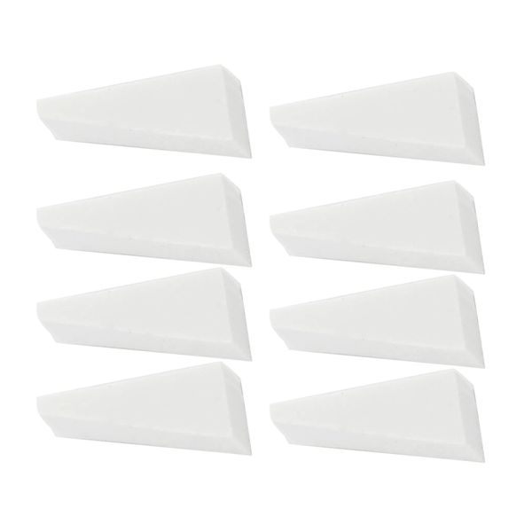 

8pcs gradient nail art soft sponges polish template transfer for color fade manicure tips diy, Silver;gold