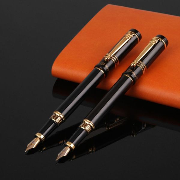 

1pcs luxury men women fountain pen business student 0.5mm 1.0mm extra fine nib calligraphy office school supplies writing tool