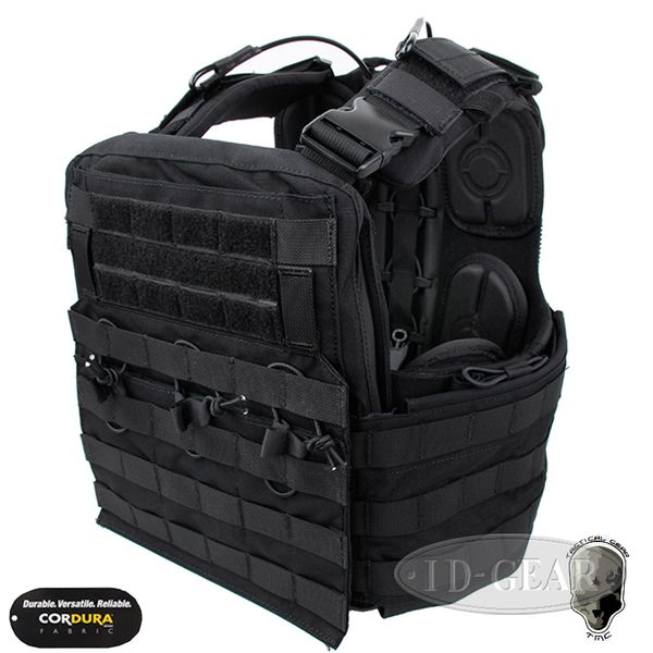 

tmc cherry plate carrier molle cpc cage plate carrier vest 2016 version army paintball combat gear tmc2355 black brown cordura, Camo;black