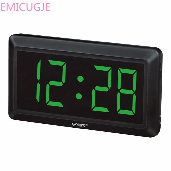 

2017 13 inch large display led wall clock led digital table clock morden new ac power digital deskclocks with us/eu plug