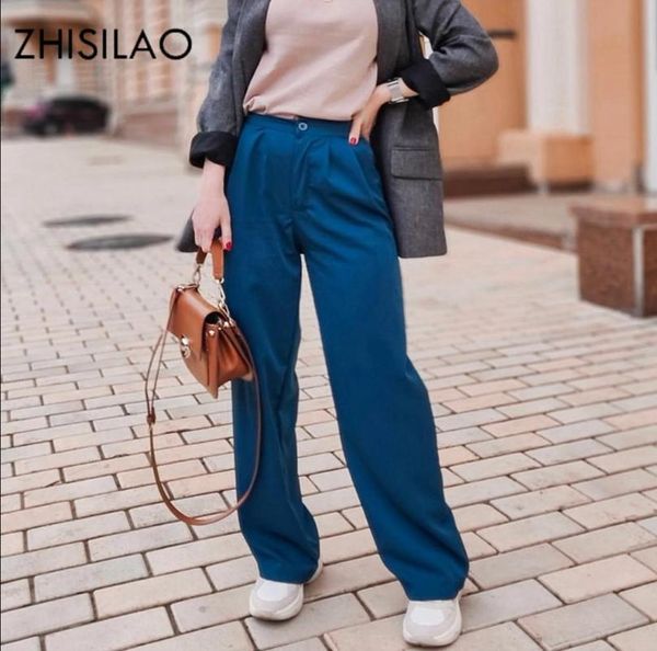 

loose wide leg women pants streetwear black high waist pants plus size summer 2019 palazzo trousers femme casual pantalon, Black;white