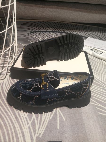 

luxury design women's shoes retro platform small leather shoes women's single shoes slip-on lazy shoe size 35-40 08, Black