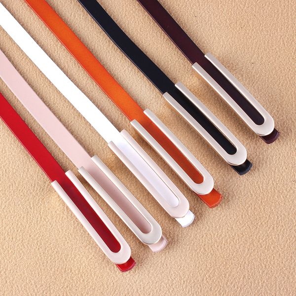 

lady noah buckle all-match thin women's style lady noah buckle all-match dress thin women's style dress belt belt belt, Black;brown