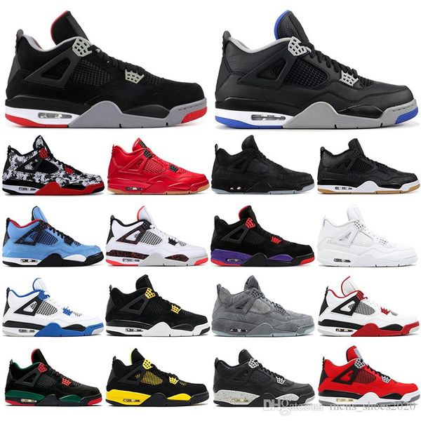 

designer air jordan retro fashion bred 4s loyal blue men basketball shoes 4 cool grey flight mens sport sneakers with socks
