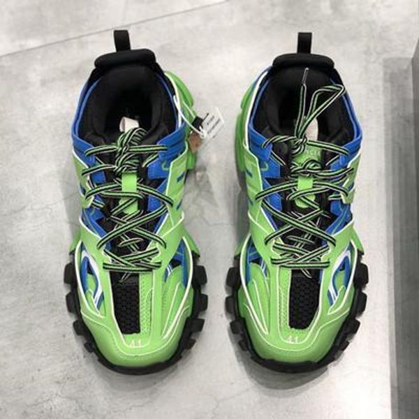 

Новая мода Тройной S Трек Кроссовки мужчины обувь дизайнер неуклюжим кроссовки черные оранжевые дамы ходьба Париж грязный