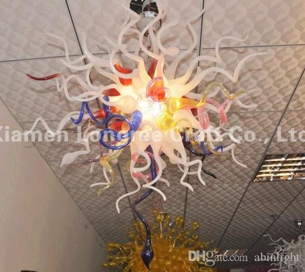 

ac led источник света выдувное стекло стиль люстра главная hotel villa украшения современные хрустальные подвесной led люстра