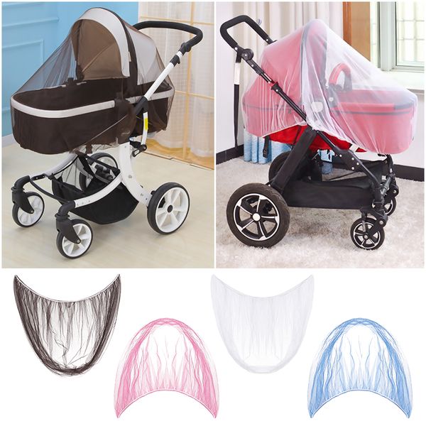 

summer baby stroller pushchair mosquito insect shield net safe infants protection mesh stroller accessories mosquito net 150cm
