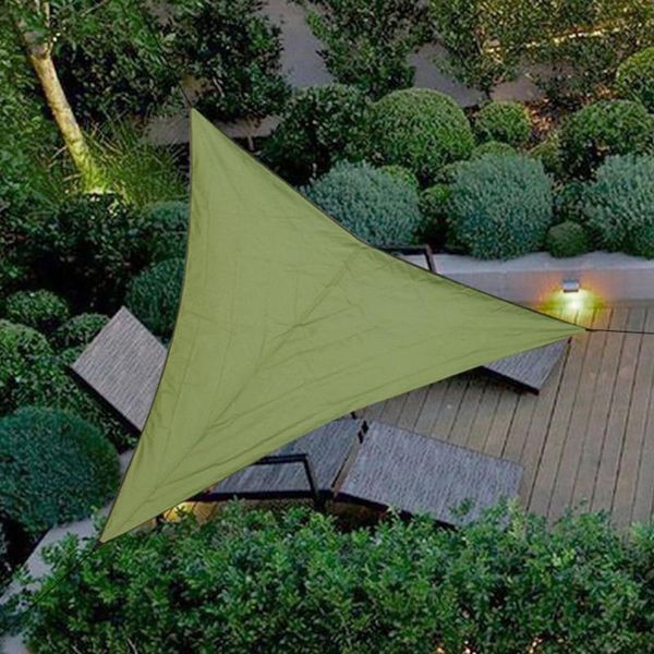 

3/4m size outdoor shade sunscreen waterproof triangular uv sun shade sail combination net triangle sun sail tent camping garden