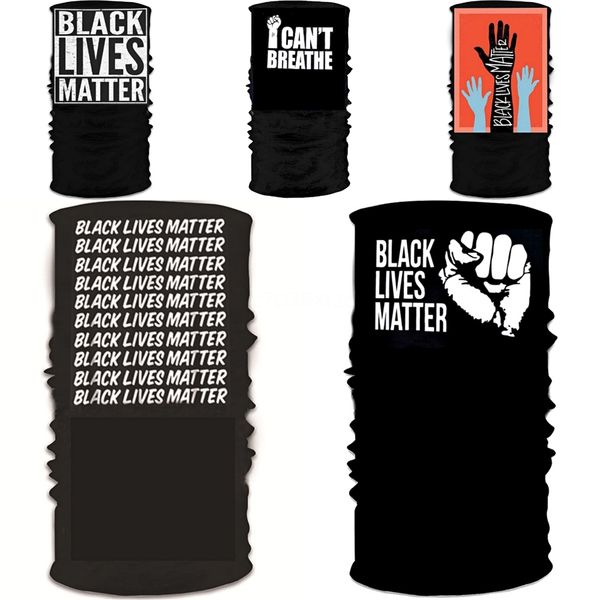 

i cant breatheamerica donald trump sports magic turban scarf 3d print dust face masks skullcap 2020 election us president protect mask #540, Black