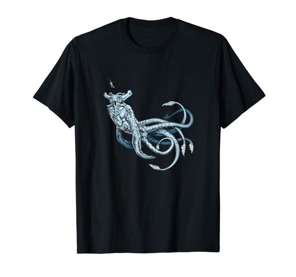 

subnautica monsters t-shirt men women gamer tees men's clothing big size:s-xxxl, White;black