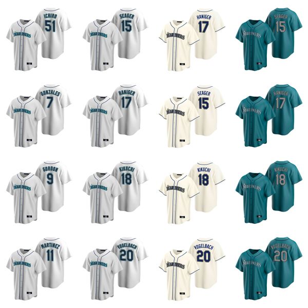 

kyle seager jersey dee gordon ichiro suzuki ken griffey martinez dan altavilla gerson bautista brennan baseball mens jerseys custom stitched, Blue;black