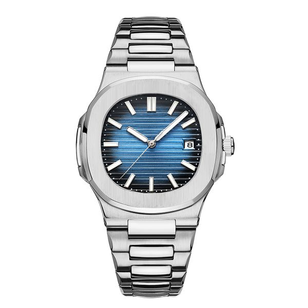 

Fashion Designer Mens Watches Hot Selling Automatic Mechanical Wristwatches Nautilus Watch 42mm Stainless steel and leather band two kinds