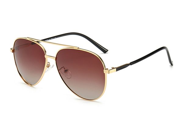 

luxury men's brand designer sunglasses pose sunglasses metal frame fashion trend universal face glasses shiny with glasses caseab3, White;black